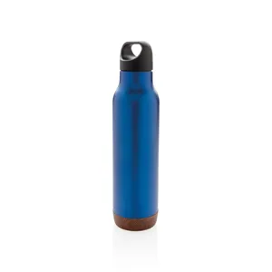 Bottiglia Termica Personalizzata in Acciaio Inossidabile Anti-Goccia con Tappo in Sughero per Merchandising - Product Image 2