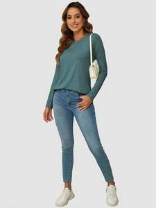 T-shirt en coton vierge pour femmes 100% coton haute qualité impression personnalisée surdimensionné T-shirts pour femmes meilleure vente - Product Image 5