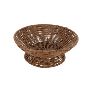 ชามหวายสานแบบชนบทที่ทำจากธรรมชาติเหมาะอย่างยิ่งสำหรับการเสิร์ฟขนมปังหรือผลไม้และเพิ่มการตกแต่งห้องครัวหรือห้องรับประทานอาหาร - Product Image 1