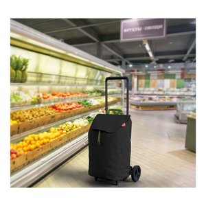 Utility <b>Cart</b> 40L Easy New Black 34x10x96cm - Product Image 4
