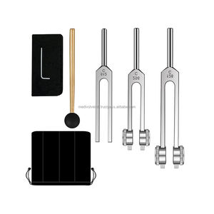 Ensemble de diapasons thérapeutiques 128Hz 256Hz 512Hz en alliage d'aluminium pour la thérapie et le diagnostic, fournisseur CE ISO OEM - Product Image 3
