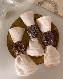 Servilleteros de concha de boda suministrados para Decoración de mesa, tiendas, decoración de Resort y embalaje de regalo - Product Image 4