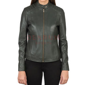 Vente en gros Veste en cuir pour femme à la mode Veste en cuir PU pour femme Veste en cuir de haute qualité - Product Image 1