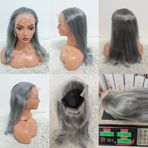 Promotion Letsfly : Perruque en cheveux humains avec dentelle frontale 13x4, colorée, 16 pouces et 18 pouces, brésilienne, bon marché, droite, courte, bob, vente en gros - Product Image 6