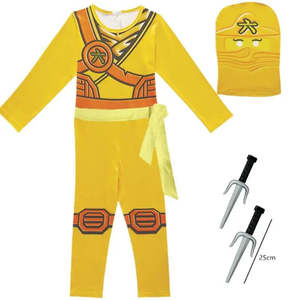 Conjunto de Disfraz de Halloween de Ninjago para Niños con Personajes de Animales, Incluye Vestido, Pantalones y Top - Product Image 4
