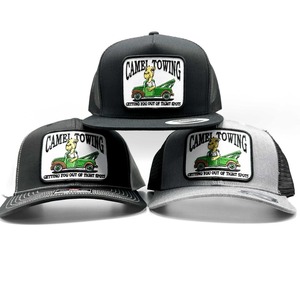 Écusson personnalisé Camel remorquage drôle casquette de camionneur personnalisé 3D broderie unisexe maille camionneur chapeau Snapback Hip Hop chapeaux pour hommes - Product Image 6