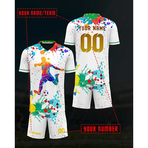 Maillot de football américain haut de gamme, respirant, design court, personnalisable par sublimation, caractéristiques d'équipe, maillot de football américain - Product Image 2