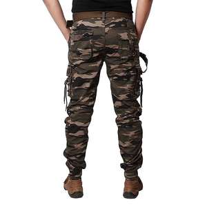 Pantalon en toile Hip Hop pour hommes - Tissu personnalisé de haute qualité, bande latérale avec deux poches latérales, confortable, imperméable et écologique - Product Image 3