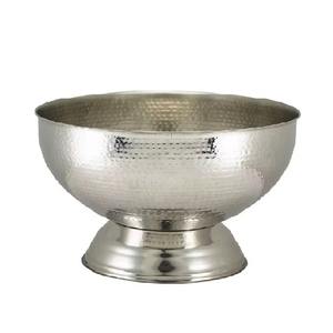 Frutero Decorativo de Metal con Acabado Plateado, Centro de Mesa para Servir Comida, por Exportador Indio - Product Image 1