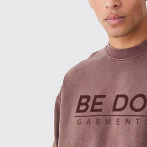 Derniers sweats à capuche surdimensionnés pour hommes grande taille délavés à l'acide avec service OEM pour l'hiver - Product Image 5