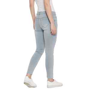 New Arrival Outdoor Use <b>Jeans</b> Pants Best Selling <b>Women</b> <b>Jeans</b> Pants Solid Color <b>Women</b> Denim <b>Jeans</b> For Sale - Product Image 5