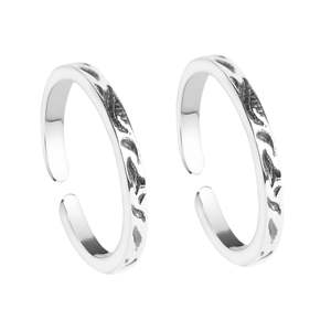 NOVAMART Fine 925 Sterling Silver Mila <b>Toe</b> <b>Rings</b> Diamond and Zircon Set for Engagement Wedding Wholesale Export - Product Image 1