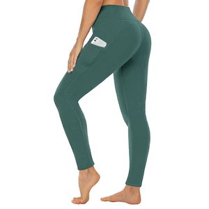 Pantalones de Yoga de entrenamiento de control de barriga de cintura alta para mujer en precio al por mayor - Product Image 4