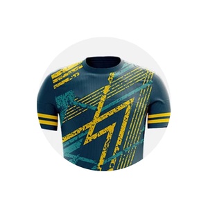 ชุดฟุตบอลสั่งทำพิเศษ ระบายอากาศได้ดี น้ำหนักเบา แห้งเร็ว ผ้าโพลีเอสเตอร์ 100% เสื้อฟุตบอลแขนสั้น พิมพ์ชื่อผู้เล่นด้านหน้า - Product Image 2