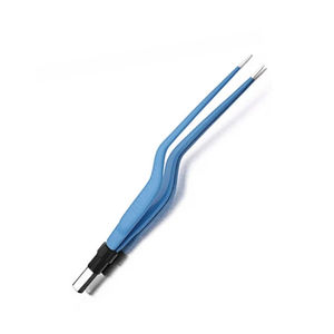 Pinces bipolaires droites européennes professionnelles 16 cm réutilisables, pointe de 2 mm, en acier inoxydable, pinces chirurgicales bipolaires - Product Image 2