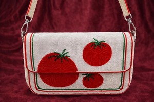 Sac à main en cuir véritable brodé et perlé, style vintage, fait main, pour femmes, prêt pour la plage, doublure en cuir véritable, pour les fêtes - Product Image 6