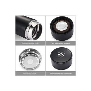 Tazza intelligente di nuova generazione con Display della temperatura in acciaio Thermos batteria variabile campeggio, veicolo, filtro per ufficio