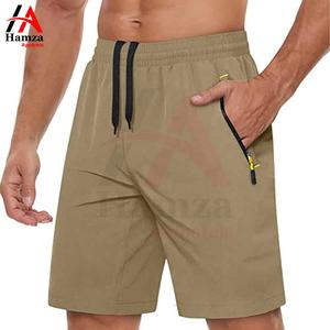 Hamza Apparels Nouveaux arrivages de shorts unis pour hommes Personnaliser l'impression du logo Shorts de fitness décontractés de haute qualité pour hommes - Product Image 2