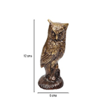 Estatua de búho de latón hecha a mano, artesanías de Metal de 600 GM para sala de estar, estudio, oficina, decoración de escritorio, té, mascota, pieza de exhibición - Product Image 4