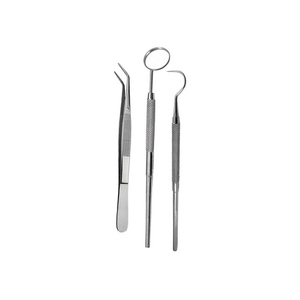 Kit d'examen dentaire Kit complet d'outils dentaires avec étui de transport Instruments essentiels en acier inoxydable pour les soins bucco-dentaires à domicile - Product Image 2