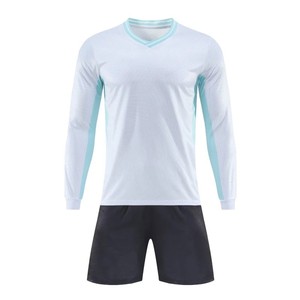 Vente en gros de maillots de football de qualité supérieure personnalisables 100% polyester uniformes d'équipe légers à séchage rapide impression numérique - Product Image 5