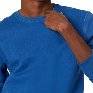 Sudadera para Hombre de Alta Calidad, Personalizada, Holgada, Cuello Redondo, Informal, Lisa, Diseño de Hombros Caídos, Tejida - Product Image 3