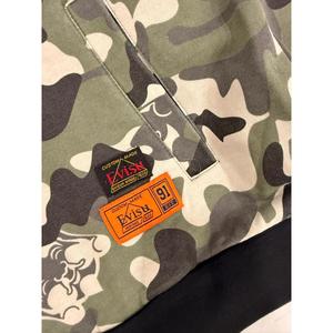 Blouson Bomber Réversible Evisu Vintage Streetwear à Motif Brodé Imperméable Rembourré XS-6XL Automne Fermeture Zippée Enduite - Product Image 3