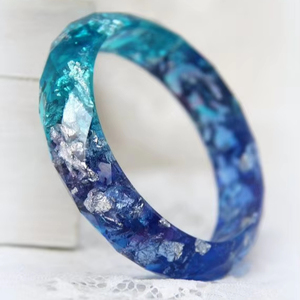 กำไลแฟชั่นกำไลข้อมือและกำไลข้อมือแฟชั่นกำไลข้อมือขนาดใหญ่อินเทรนด์ใหญ่ใหญ่ใหญ่เกินจริงหลายสีอะคริลิคเรซิ่น - Product Image 4