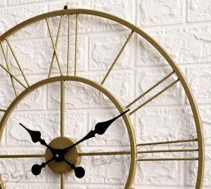 Calvin Handicraft Metal <b>Wall</b> <b>Clock</b> <b>Wall</b> Hanging Home Decor Office Decorative <b>Clock</b> - Product Image 3