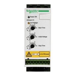 Avviatore Soft Start SCHNEIDER ELECTRIC ATSU01N212LT per Motore Asincrono Altistart U01 TeSys U ATS 12A 200-480V 2.2 - Product Image 1