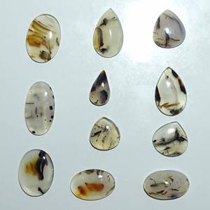 Top qualité Montana Agate pierres précieuses en vrac naturel Montana Agate Cabochon en gros lâche Montana Agate pierre précieuse pour bijoux - Product Image 5
