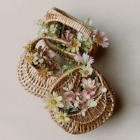 Sac élégant en paille, panier de rangement en rotin, sacs à la mode pour femmes, designs OEM acceptables, personnalisation du Vietnam, artisanat HNH