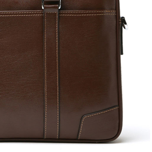 Bolsa de Hombro para Portátil de 14 Pulgadas Hecha a Mano al por Mayor, Correa de Cuero Suave para Hombre, Lona Ecológica, Capacidad de 30-40L, Impermeable, Oferta - Product Image 6