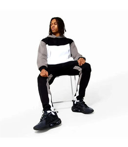 Made Heavyweight 100% Cotton <b>Men's</b> <b>Pullover</b> Streetwear Tracksuit Best Manufacture High Quality Custom Size <b>Pullover</b> Tracksuit - Product Image 3