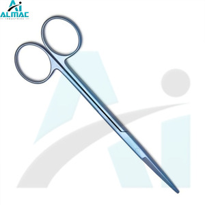 ALMAC Blue Design Medical Metzenbaum Tijeras romas para cortar tejidos blandos limpios y seguros en cirugías generales y especializadas - Product Image 3