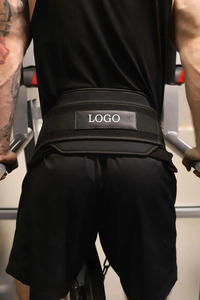 Cinturón de elevación impermeable para gimnasio con logotipo personalizado, hebilla de neopreno grueso de alta calidad, cadena de inmersión, accesorio para equipo de culturismo y Fitness - Product Image 4