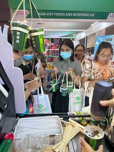 Porte-gobelets en plastique fabriqués à la main à partir de bambou naturel au Vietnam - Product Image 5