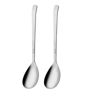 Recién llegado, juego de cubiertos y cubiertos de Metal para el hogar, boda, cocina, utensilios de acero inoxidable con acabado gris - Product Image 5