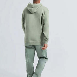 Sudaderas con Capucha para Uso en Exteriores, 100% Algodón, Felpa, Impresión Puff, Color Sólido, Invierno, para Hombre, Personalizables, Precio Razonable 2025 - Product Image 4