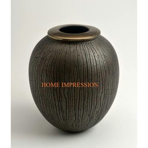 Moderno tamaño grande nuevo estilo latón hecho a mano floreros maceta para el hogar Oficina boda cumpleaños fiesta Mesa decorativa - Product Image 6