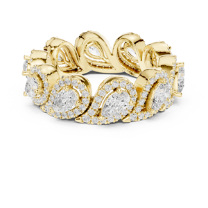 Bijou Bague en or 18 carats avec motif gravé - Product Image 5