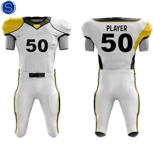 Uniforme de football américain de conception d'équipe supérieure Uniforme de football américain de conception personnalisée de sublimation - Product Image 5