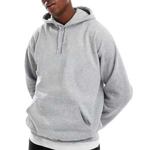 Sudaderas con Capucha Grises Unisex de Lujo, Calidad 100% Algodón, Felpa Gruesa, Térmica, Cómoda y Elegante para Hombre - Product Image 1