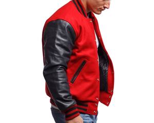 แจ็คเก็ตเลตเตอร์แมนแบบสั่งทำคุณภาพดีสำหรับนักศึกษามหาวิทยาลัย ฤดูหนาว ขายส่งแบบไม่มีลาย - Product Image 3