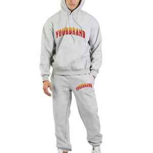 Conjuntos Deportivos con Capucha Estampados Personalizados para Hombre, Corte Regular, Poliéster/Algodón, Conjuntos Deportivos con Capucha, Ropa Casual, Unisex, Grueso - Product Image 5