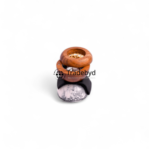 Soporte artesanal bakhoor hecho a mano en madera para el estilo árabe del hogar y el aroma natural tradebyd - Product Image 1