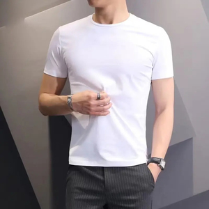 เสื้อเชิ้ตแขนสั้นผู้ชายผ้าฝ้ายแท้ 100% สำหรับฤดูร้อน รับผลิตตามสั่งพร้อมโลโก้  แห้งเร็ว เป็นมิตรกับสิ่งแวดล้อม - Product Image 3