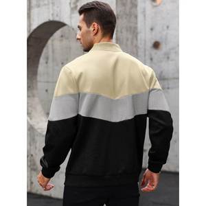 เสื้อแจ็คเก็ตแฟชั่นคอตั้งดีไซน์ของคุณเองได้สำหรับผู้ชายและผู้หญิงปรับแต่งได้ตามต้องการ - Product Image 3