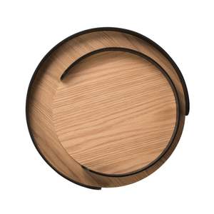3 Pcs Round Plate Hot Selling Acacia Wood Dinnerware Serving <b>Tray</b> <b>Wooden</b> Serving Plate Food <b>Tray</b> Latest Design - Product Image 4