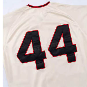 Nueva Llegada, Jersey de Béisbol Personalizado con Nombre Impreso, Transpirable, Talla Grande, Manga Corta, 100% Poliéster, Mejor Precio - Product Image 6